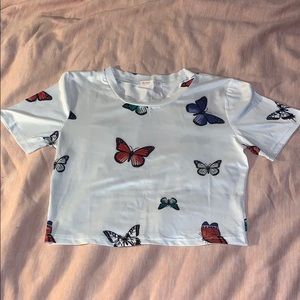 Butterfly Crop Top 🦋